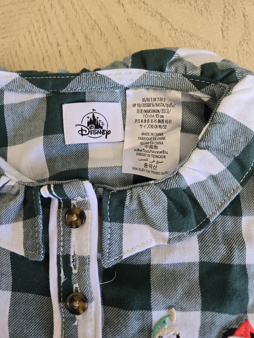 Disney Plaid Minnie & Daisy PJ Gown - Picture 7 of 9